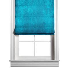 Barn & Willow | Velvet Roman Shade - Teal product image