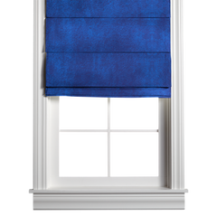Barn & Willow | Velvet Roman Shade - Sapphire product image