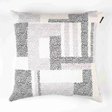 Dots Pillow Cover – Black & Gray Dots