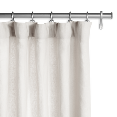 Barn & Willow | Belgian Flax Linen Drapery - Light Gray product image