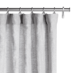 Barn & Willow | Belgian Flax Linen Drapery - Mist Gray product image