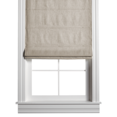 Barn & Willow | Belgian Flax Linen Roman Shade - Oatmeal product image