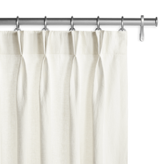 Barn & Willow | Belgian Flax Linen Drapery - Off White product image
