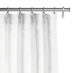 Barn & Willow | Belgian Flax Linen Drapery - Optic White product image