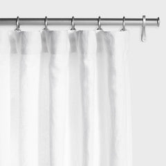 Barn & Willow | Belgian Flax Linen Drapery - Optic White product image