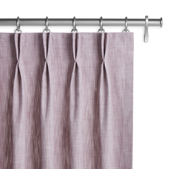 Barn & Willow | Organic Cotton Drapery - Cool Lavender product image
