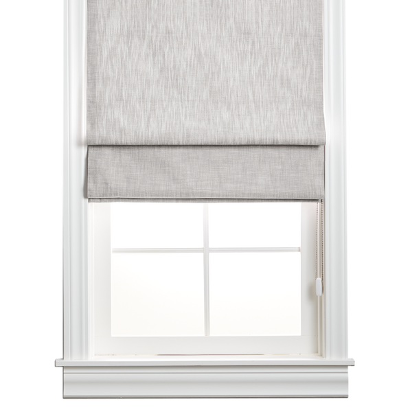 Organic Cotton Roman Shade Ash