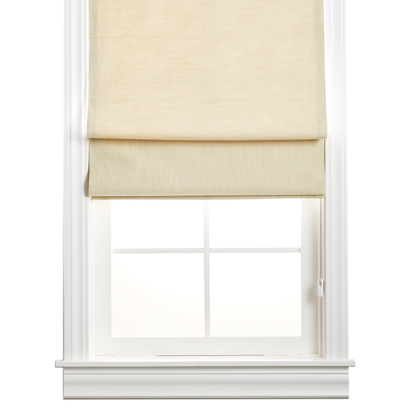 Organic Cotton Roman Shade Beige