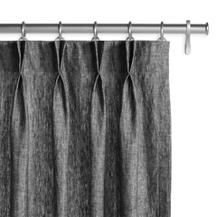 Barn & Willow | Belgian Flax Linen Drapery - Shale product image