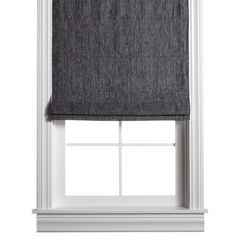 Barn & Willow | Belgian Flax Linen Roman Shade - Shale product image