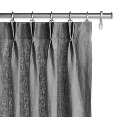 Barn & Willow | Belgian Flax Linen Drapery - Stone Gray product image