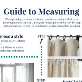 The 5 Step Guide to a Beautiful Drapery | Infographic article image