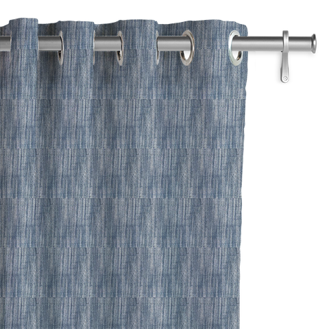 Linen Cotton Blend Drapery - Ice Blue