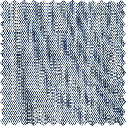 Linen Cotton Roman Shade - Ice Blue