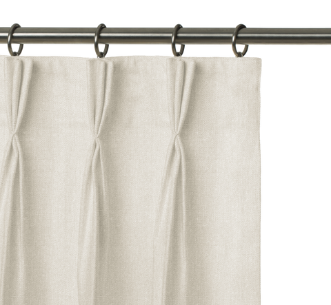 Belgian Flax Linen Drapery - Natural