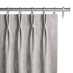 Organic Cotton Roman Shade - Birch