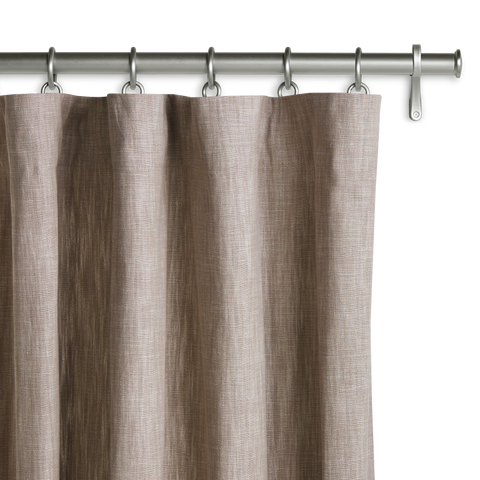 Organic Cotton Drapery - Walnut