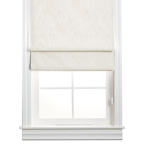 Organic Cotton Roman Shade - Birch