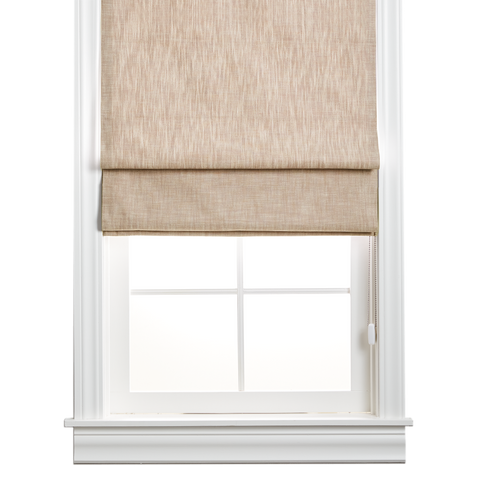 Organic Cotton Roman Shade - Hemp