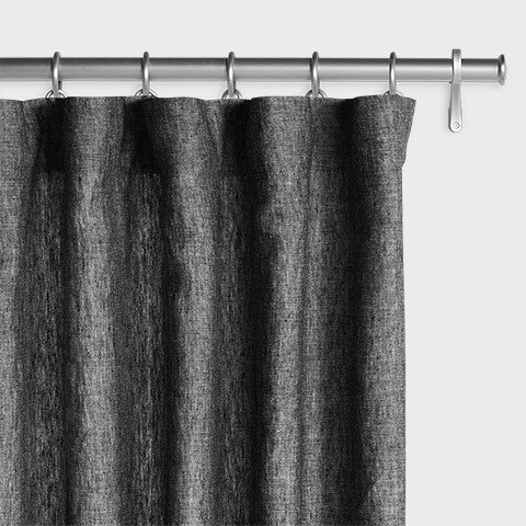 Belgian Flax Linen Drapery - Shale
