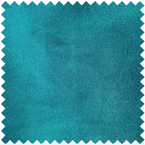Velvet Roman Shade - Teal