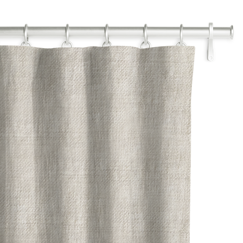 Wool-Linen Blend Drapery - Parchment