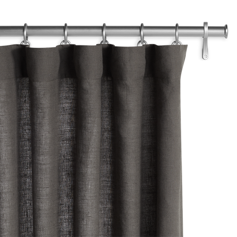 Belgian Linen Laundered - Dark Gray Panel