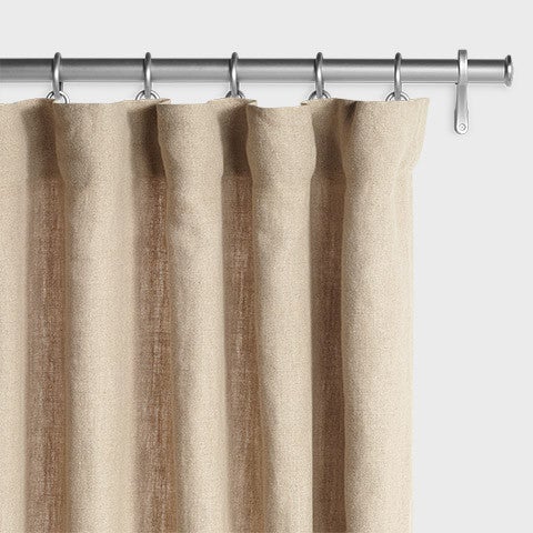 Belgian Textured Linen Drapery - Flax