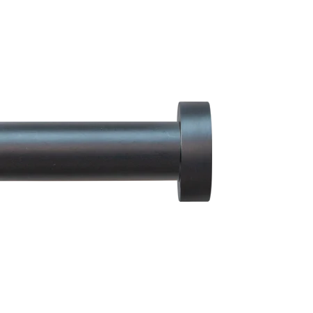 Customized Drapery Hardware Rod, Flint Satin (Disc-Finial)