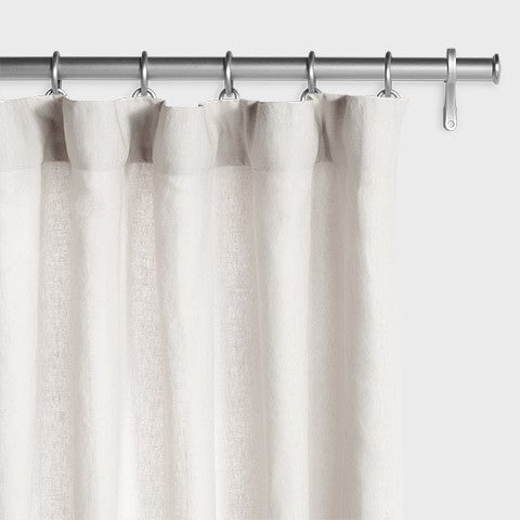 Draperie en lin belge - Gris clair