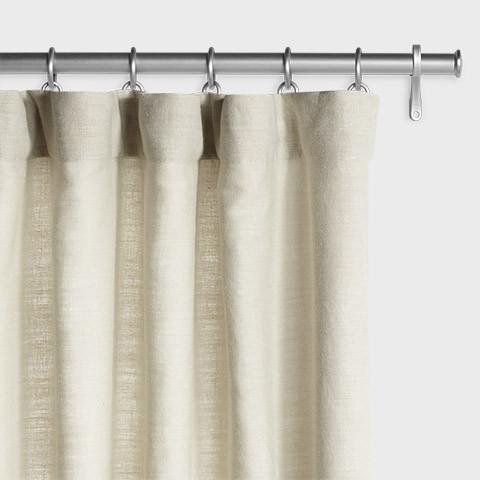 Washed Belgian Linen Drapery - Mint