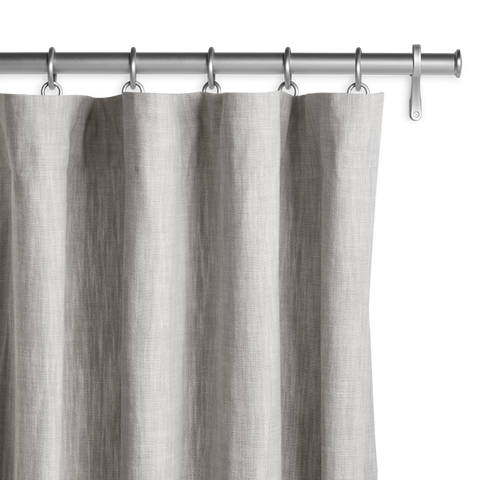 Draperie en coton biologique - Cendre