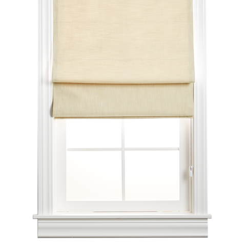 Store romain en coton biologique - Beige