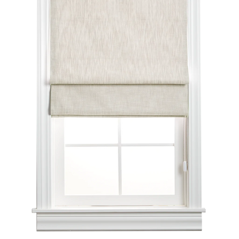 Organic Cotton Roman Shade - Bisque