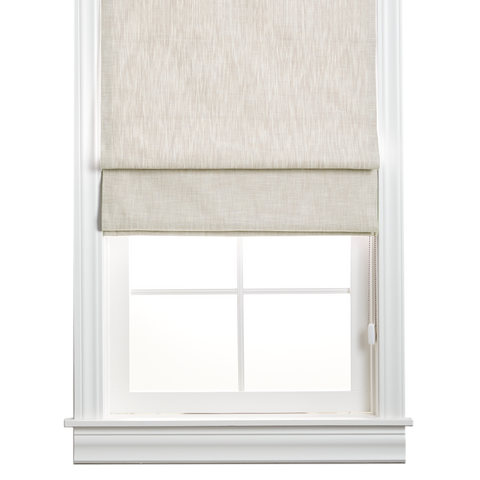 Organic Cotton Roman Shade - Bisque