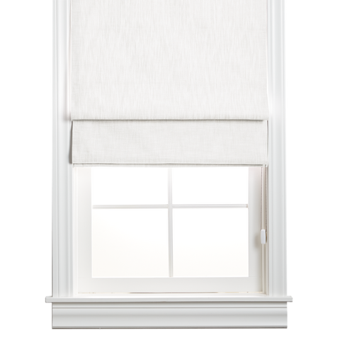 Organic Cotton Roman Shade - Ivory