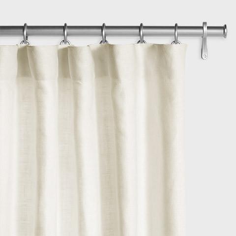 Draperie en lin belge - Oyster