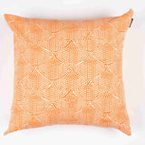 Printed Scallops Pillow Cover – Papaya
