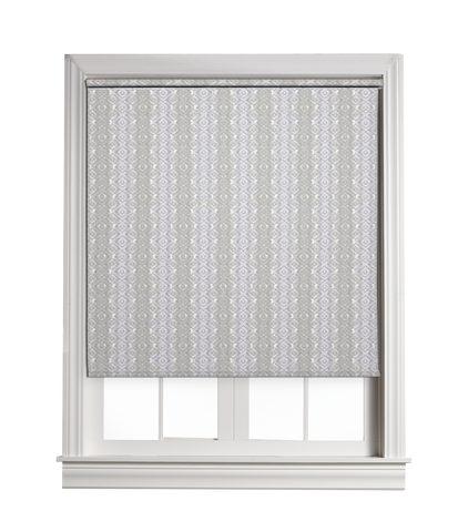 Blackout Roller Shades - Polygon Charcoal